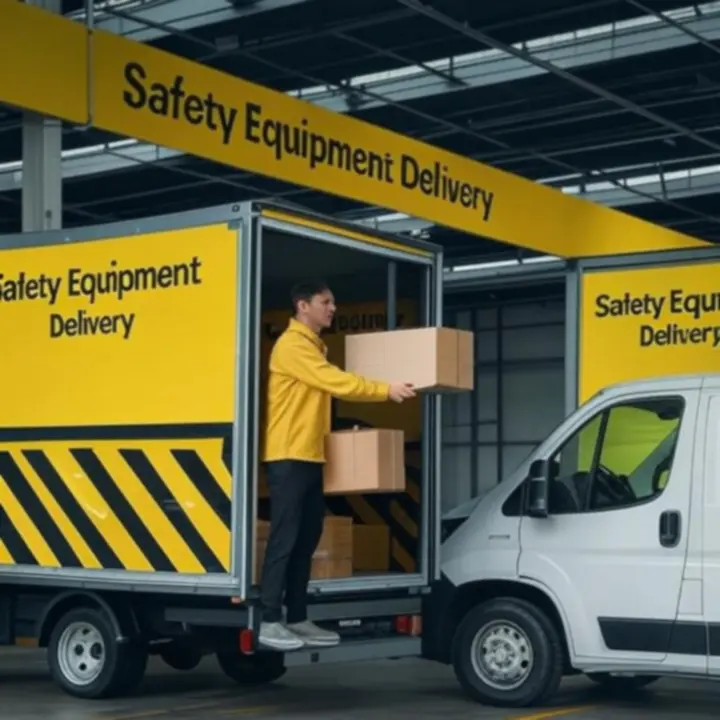 Illustratie van verschillende afleveropties voor zakelijke bestellingen