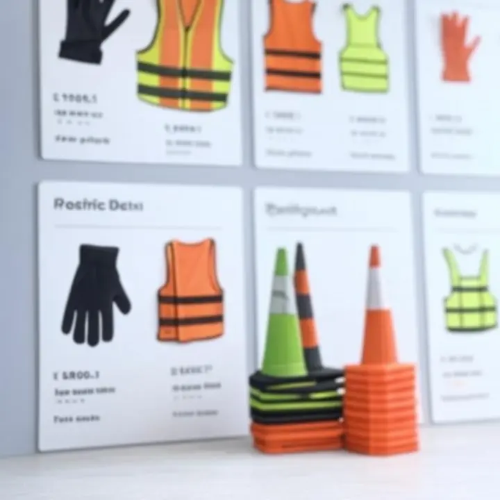 Overzicht van veiligheidsproducten met vergelijkbare specificaties